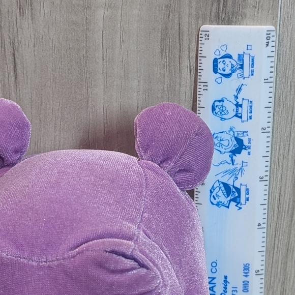 DISNEY Sweet Lilac Winnie The Pooh Purple Plush Stuffed Animal Bear Velvety - Picture 10 of 10
